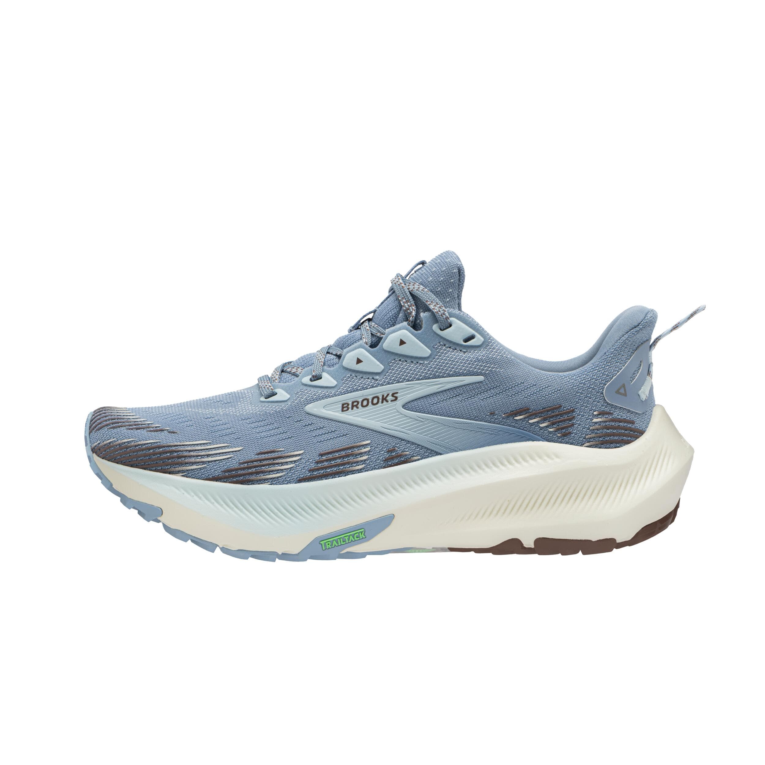 Zapatillas de running trail mujer, Brooks Ghost Trail, azul y blanco