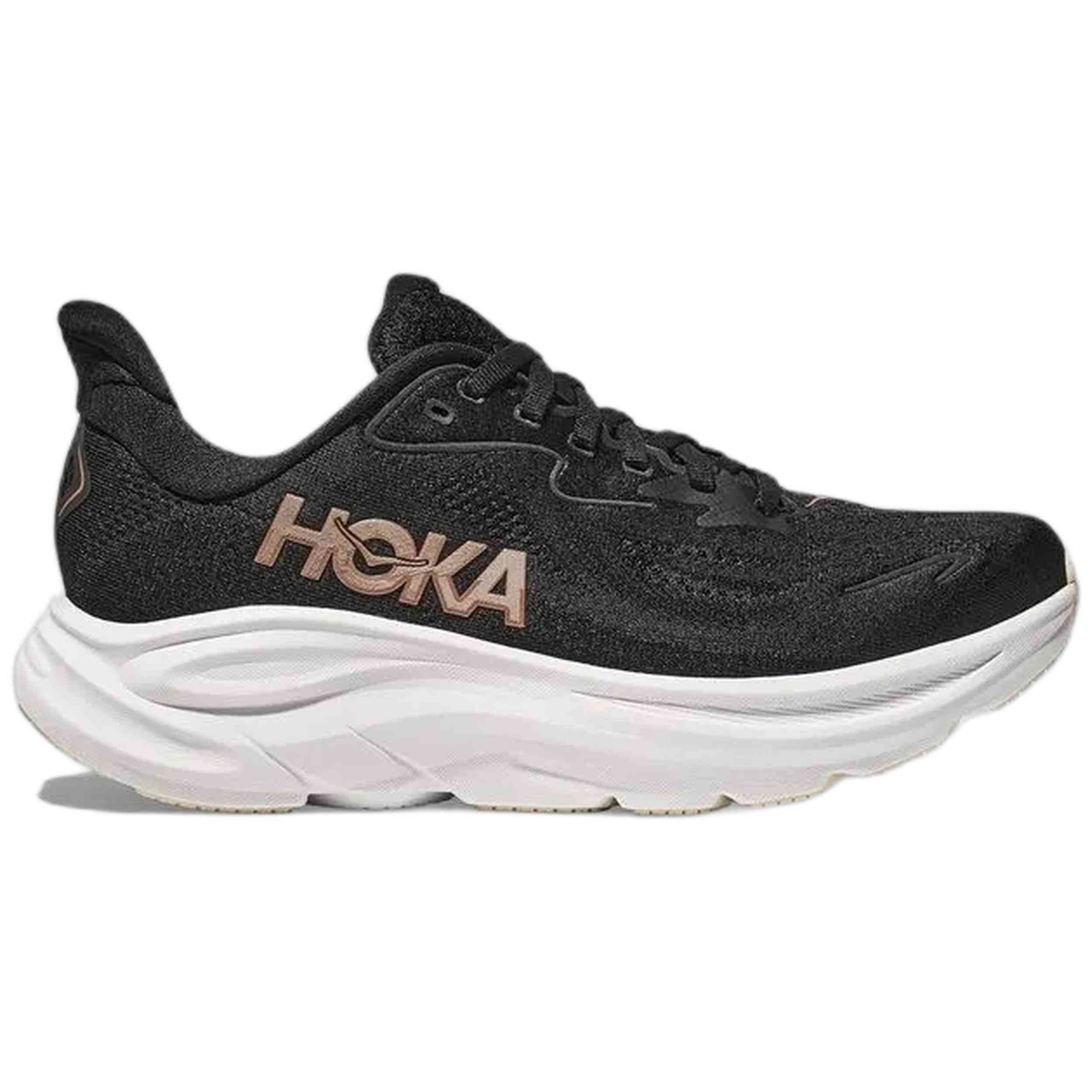 Zapatillas Hoka Clifton 10 para mujer en color negro