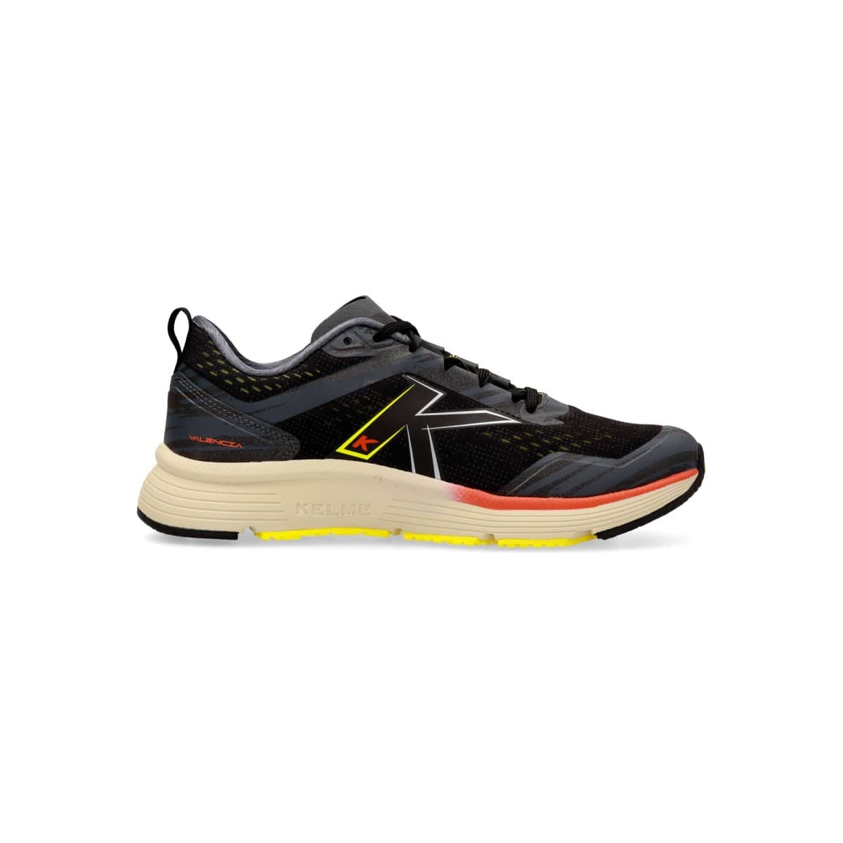 Kelme - Zapatillas de running Valencia para hombre con upper de mesh técnico transpirable, suela de agarre excepcional y amortiguación superior
