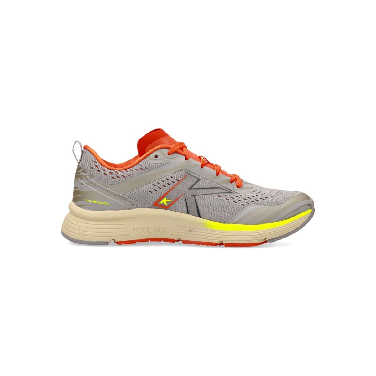 Kelme - Zapatillas de running Valencia para hombre con upper de mesh técnico transpirable, suela de agarre excepcional y amortiguación superior