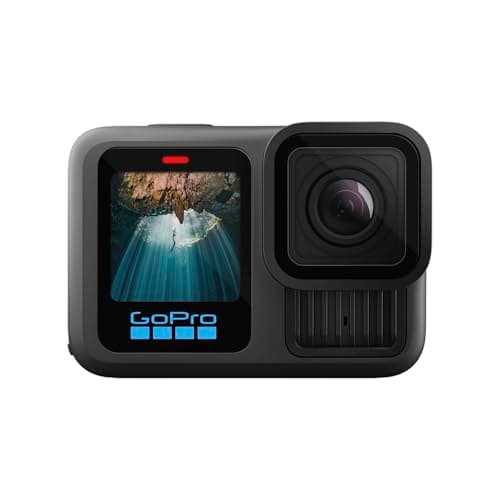 GoPro HERO13 Black - Cámara de acción Resistente al Agua con vídeo 5.3K60, fotografía de 27 MP + compatibilidad con Lentes Serie HB
