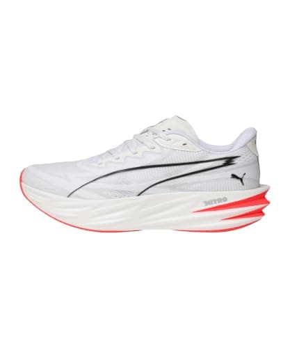PUMA Zapatillas de Running Deviate Pure Nitro™ Hombre 42, White Ultra Red Silver Metallic