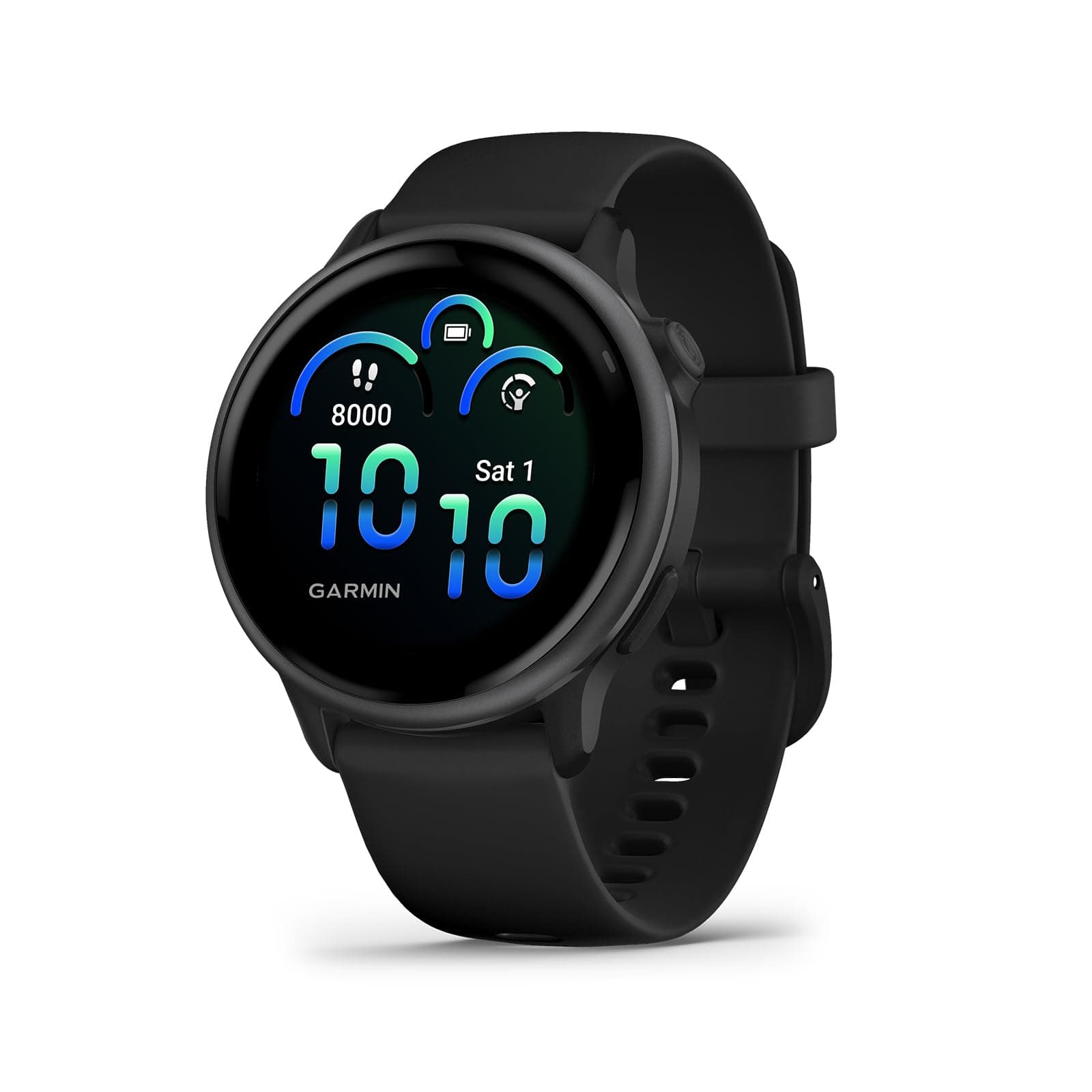 Garmin Vivoactive 6, reloj inteligente GPS de 42 mm, pantalla táctil AMOLED con monitor de frecuencia cardíaca, color negro (renovado)