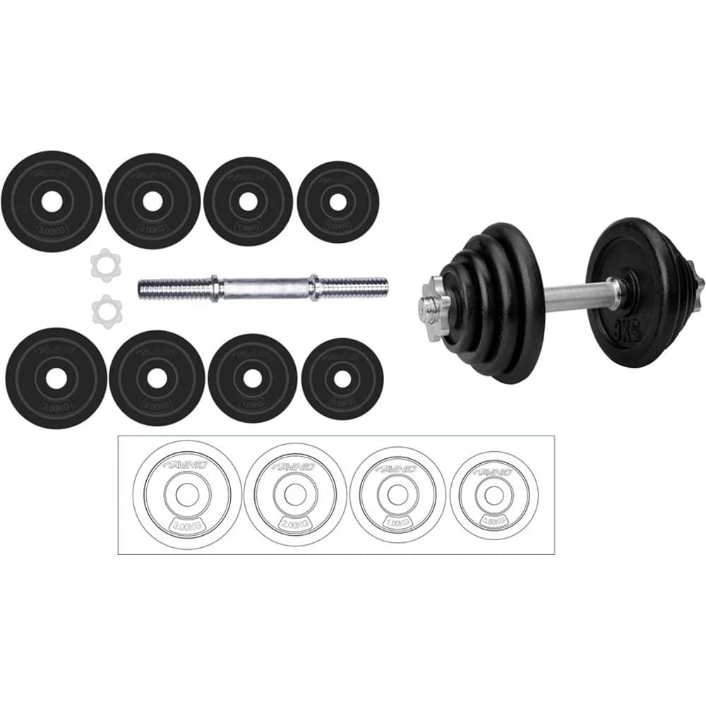 Avento Dumbell Adjustable 15 Kg Mancuernas