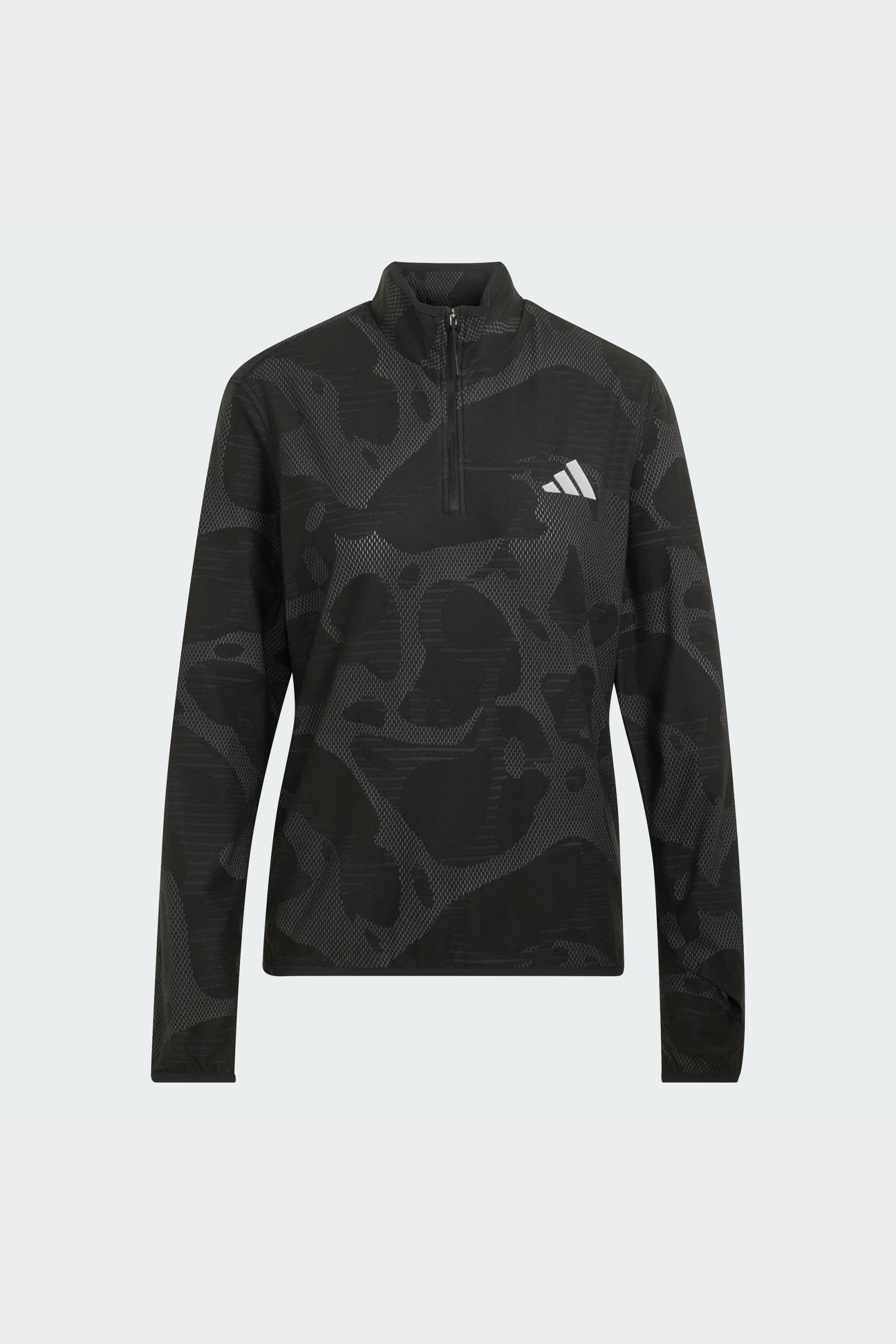 Camiseta Adi365 Running Con Cremallera Hasta El Pecho adidas