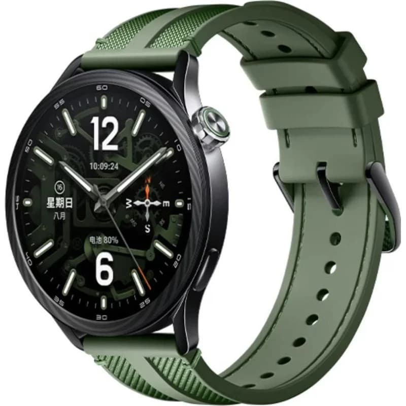Xiaomi Watch S5 Bluetooth NFC 46mm Negro Correa Verde Talla Única Resistente 5 ATM SpO2 Pulsómetro