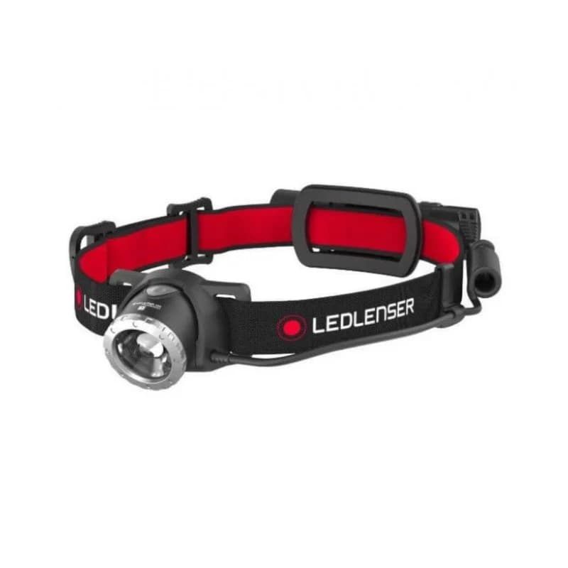 Linterna frontal Ledlenser H8R 600 lm recargable IPX4 Banda Rojo/Negro
