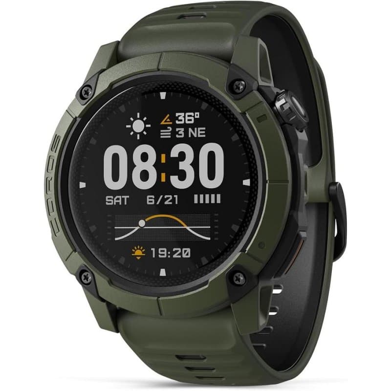 COROS Nomad Bluetooth GPS 1,3" Verde Correa Resina IPX Resistente al agua