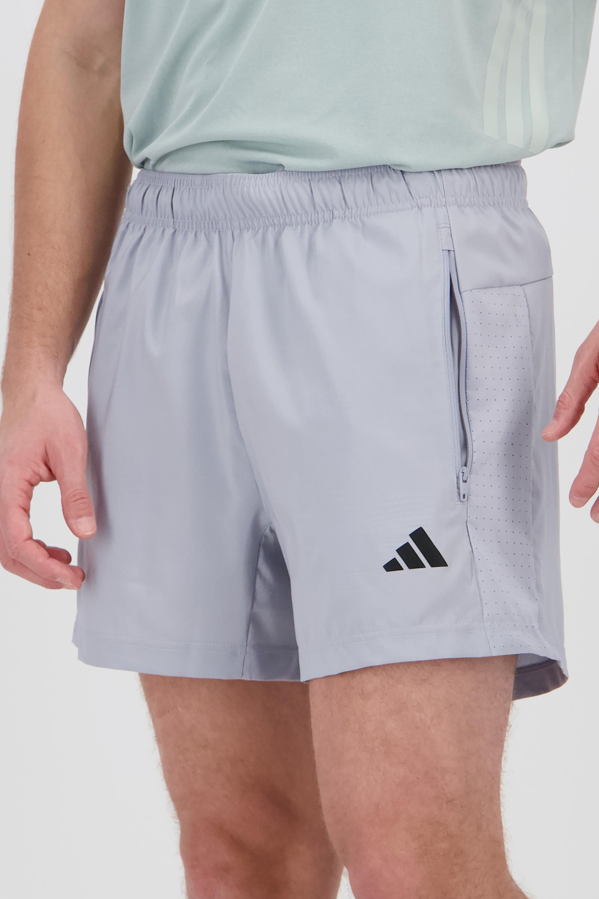adidas We Bas - Plata - Pantalón Running Hombre talla L 17CM