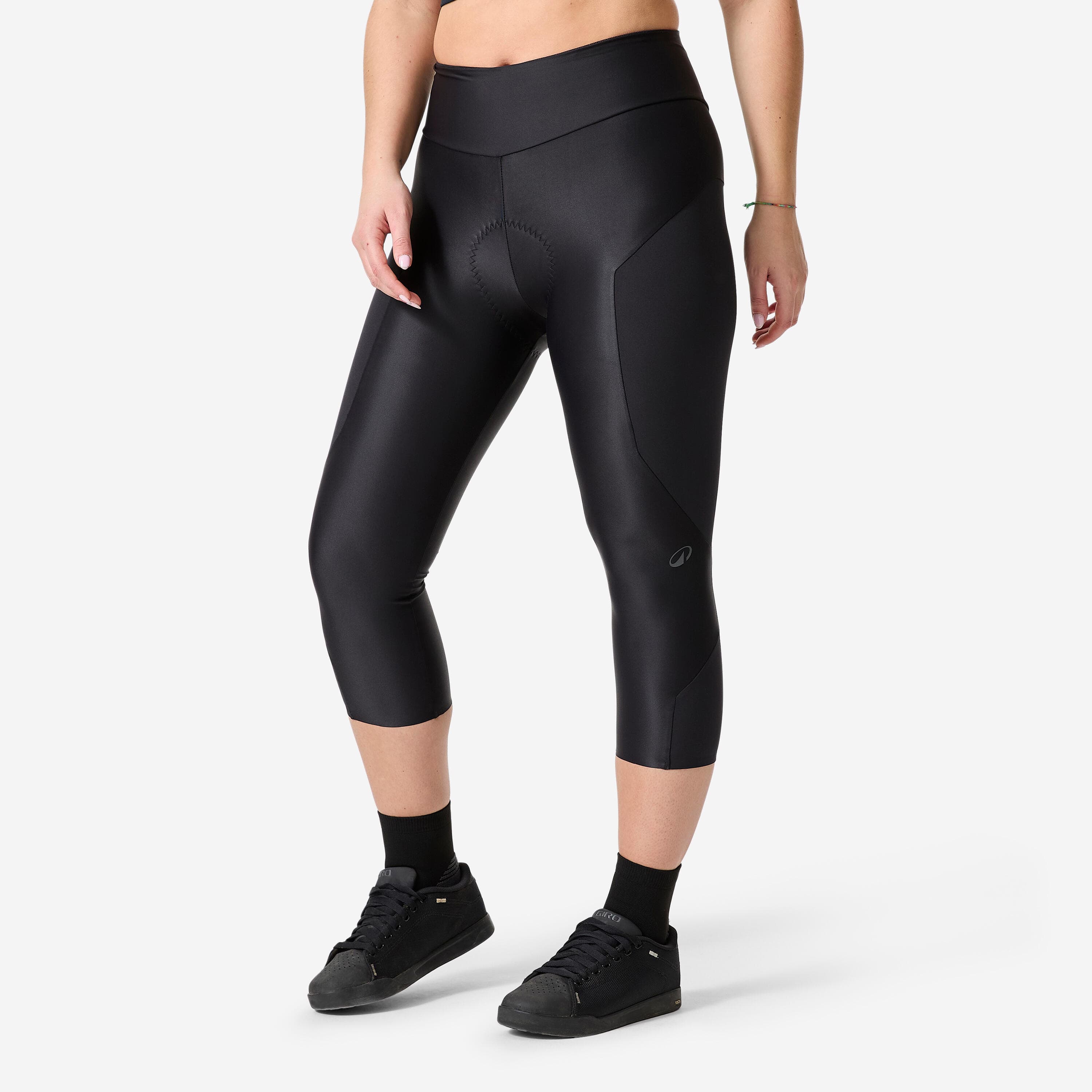 Culotte ciclismo pirata MTB Mujer Negro