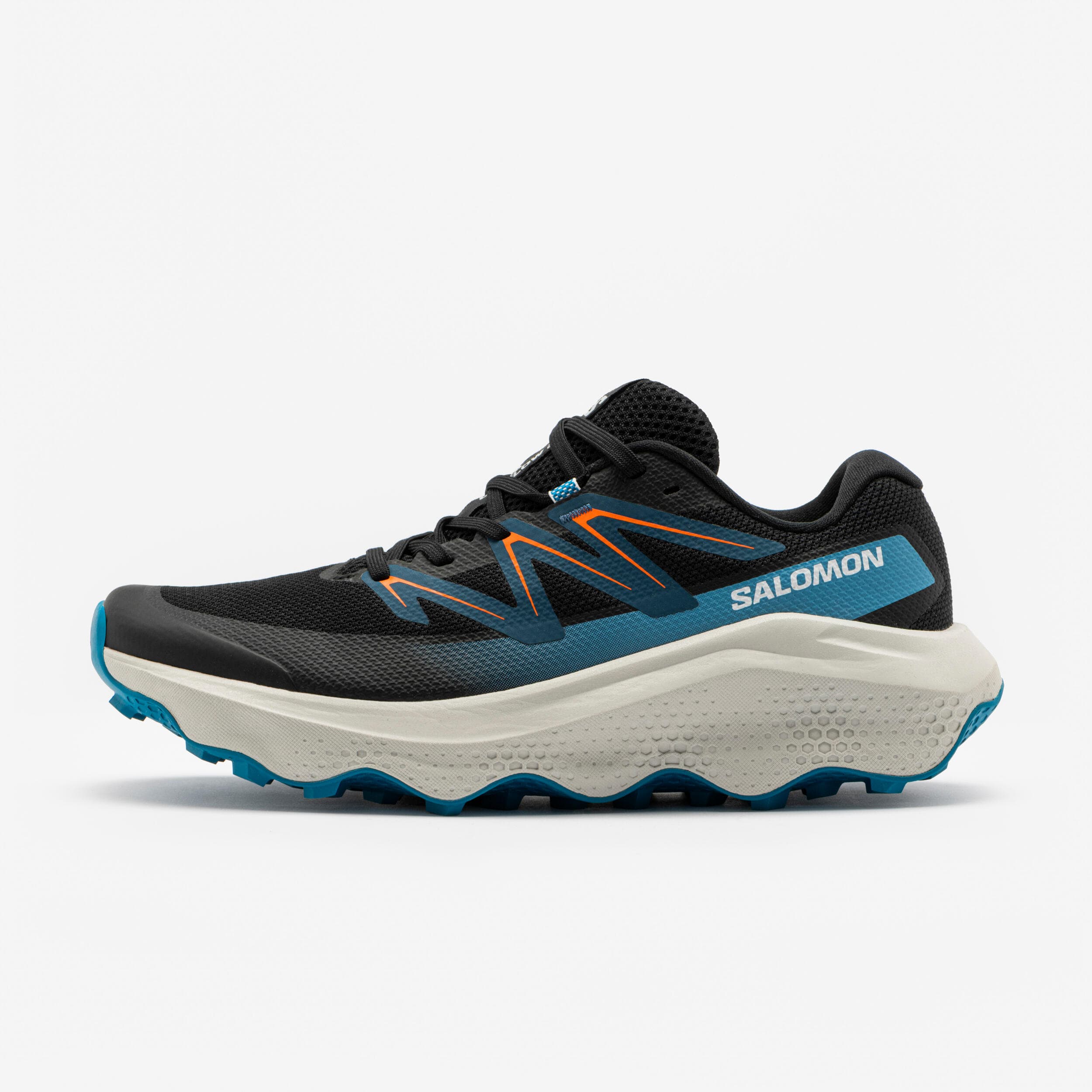 Zapatillas de trail running, Salomon Ultra Flow 2 negro gris y azul