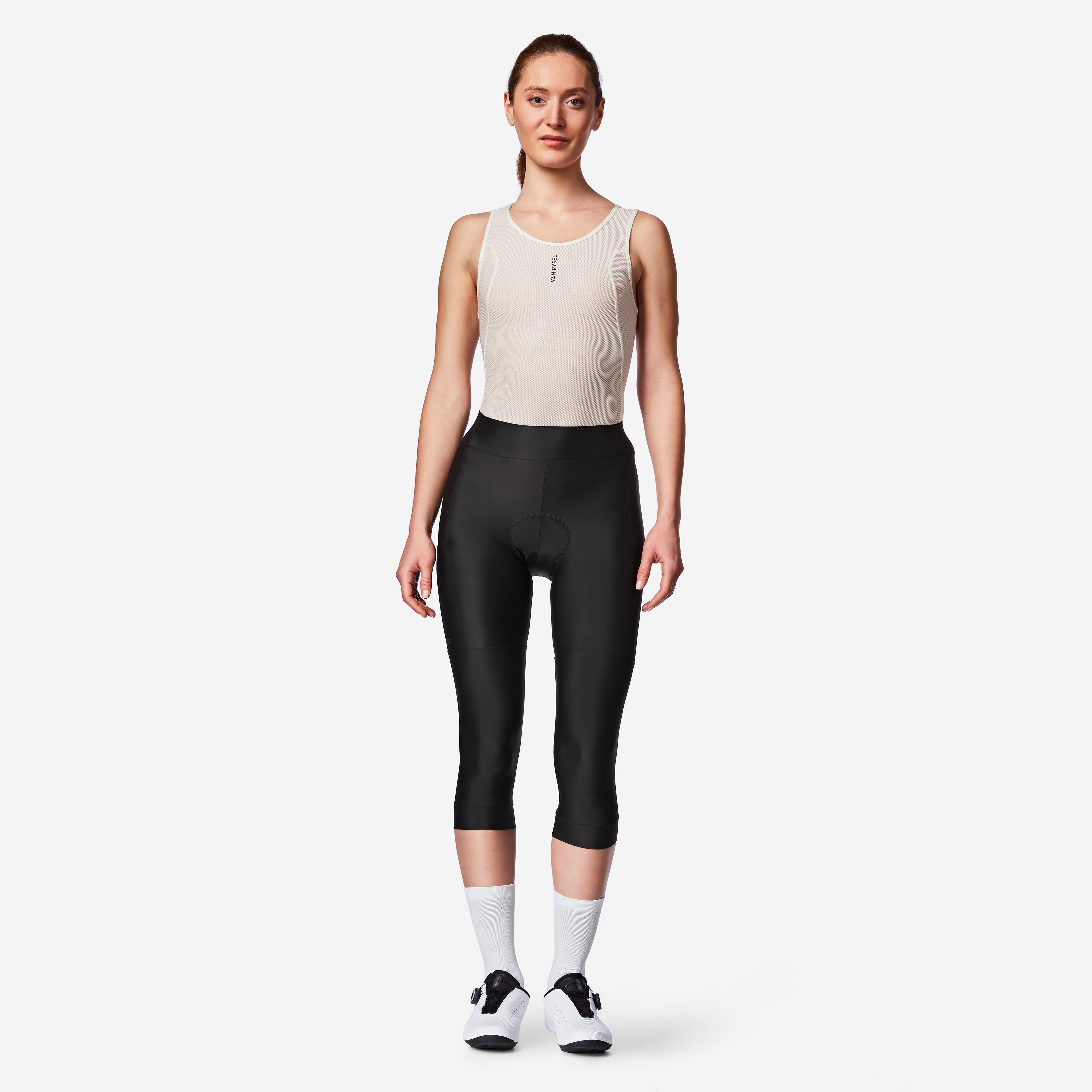 Mallas Pirata Ciclismo Carretera Discover Mujer Negro