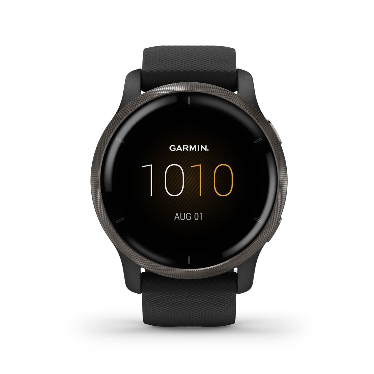 Garmin - Reloj GPS Garmin Venu 2 con caja color nergo y correa de silicona negra Smartwatch