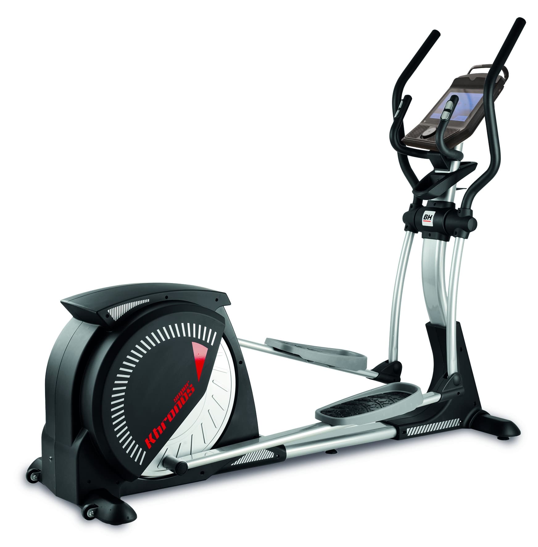 BH Fitness - Bicicleta elíptica G2488TFT Super Khronos Multimedia con envío gratis, montaje profesional opcional con cargo.