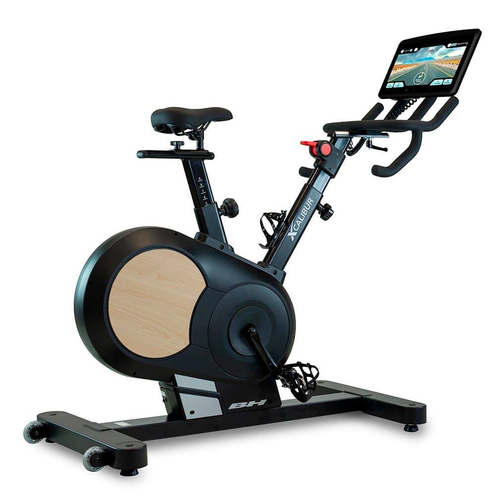 BH Fitness - Bicicleta indoor BH Fitness H9340TFT XCALIBUR MULTIMEDIA con envío gratis, montaje profesional opcional con cargo.