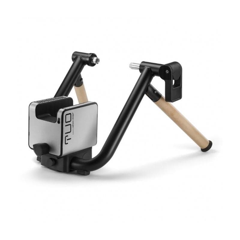 ELITE - Rodillo de Entrenamiento TUO para Bicicleta de Carretera y MTB hasta 29'', con Resistencia Magnética Interactiva Electrónica, Simulación de Pendiente hasta 10%, Compatible ANT+ y Bluetooth, Precisión Potencia ±3%
