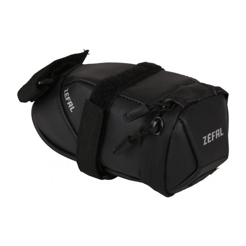 Zefal - Bolsa de sillín Iron Pack 2 M-DS para bicicleta, resistente al agua y fácil de instalar, ideal para ciclismo urbano y de montaña, con elementos reflectantes para mayor seguridad