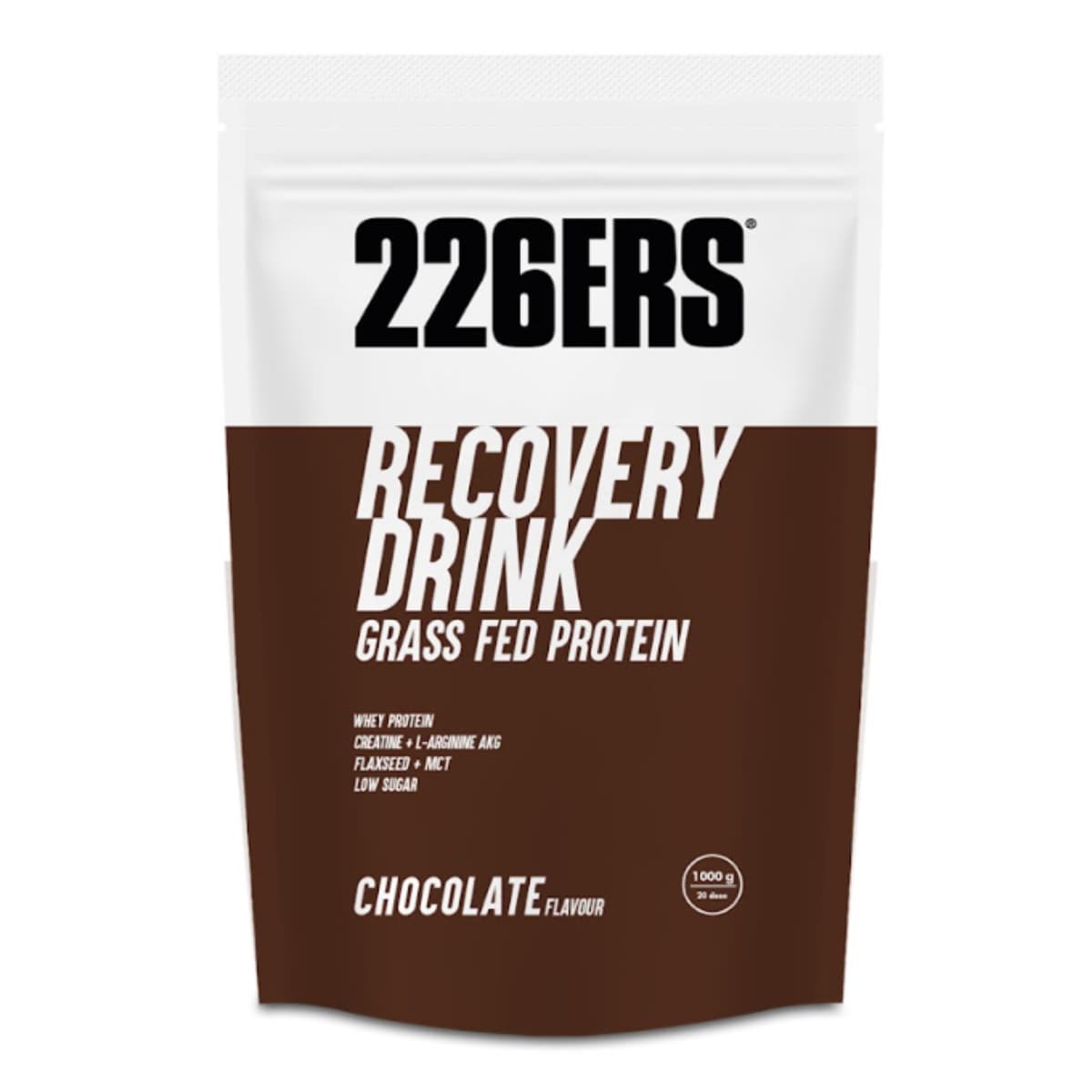 226ERS Recovery Drink - 1 kg para recuperación post-entreno con proteínas y carbohidratos de rápida absorción