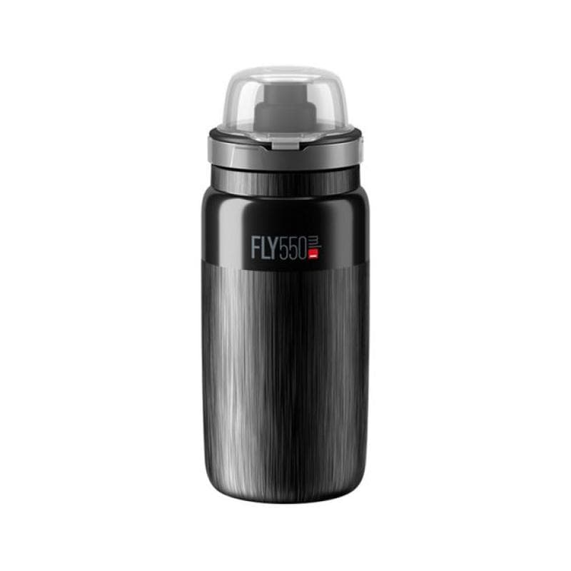 ELITE | Bidón De Hidratación FLY Mtb TEX 550ml -negro - El Fly Tex MTB es un producto diseñado para proporcionar a los ciclistas de montaña un bidón de alto rendimiento, superligero y duradero para
