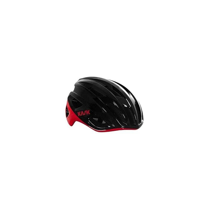 Kask - Casco de ciclismo Mojito 3 Negro/Rojo Talla M (52-58 cm) con sistema de ajuste Octo Fit ergonómico, ventilación aerodinámica y tecnología MIT para máxima seguridad CE EN 1078