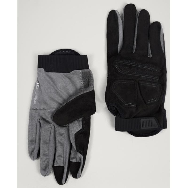 ENDURA | Guantes Largos LOOP FINGER Gris - Dorso de tela doble para mayor ajuste y transpirabilidad. Acolchado de gel para la palma de Palmistry™ evolution Impresión de palma de silicona para mejor