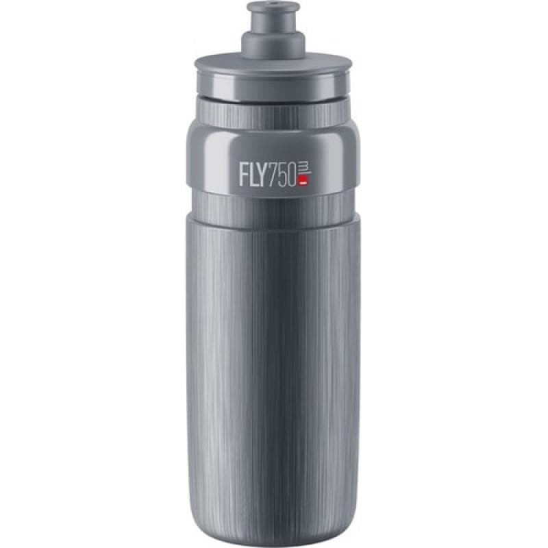 ELITE | Bidón De Ciclismo FLY TEX 750ml -gris - Fly Tex de Elite es el bidón más utilizado por los campeones del WorldTour por su increíble ligereza