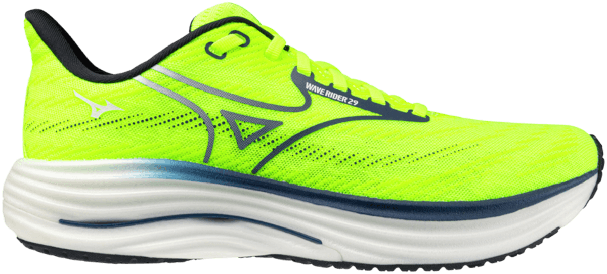 Mizuno Wave Rider 29 | Zapatillas de running | hombre | 46,5 | amarillo