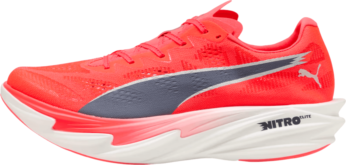 Puma Deviate Nitro Elite 4 | Zapatillas de running | hombre | 42 | rojo