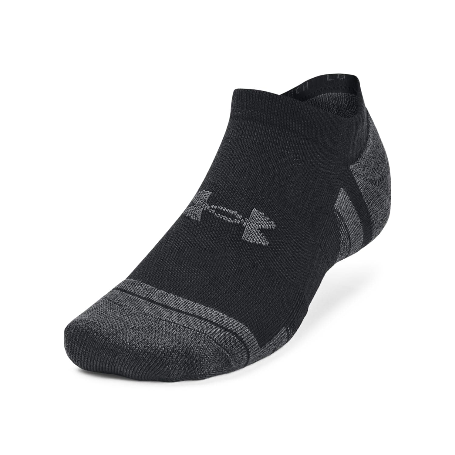 Under Armour Unisex adulto UA Performance Tech 3pk NS Socks, Negro, L (42-47.5 EU)