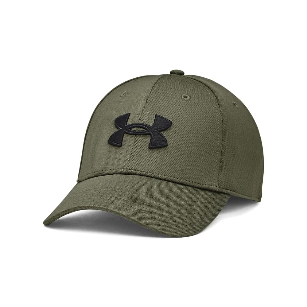 Under Armour Men's Blitzing Low Stretch Fit Cap - Marine OD Green / / Black - L/XL