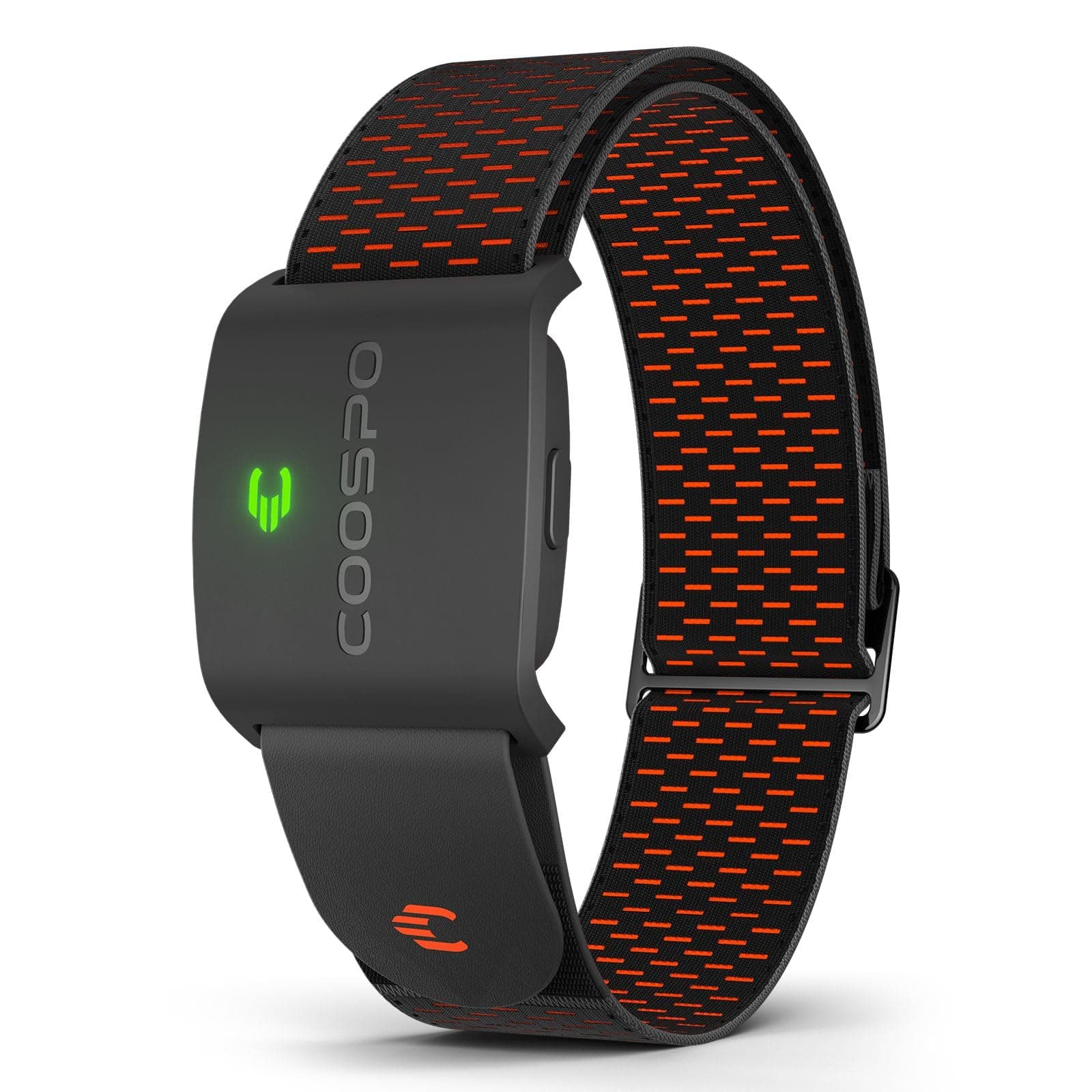 COOSPO HW9 Pulsómetros HRV Zona de Frecuencia Cardíaca Banda Bluetooth5.0 Ant+ con Memoria Sensor LED, IP67 Im