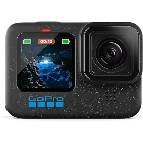 GoPro HERO12 Black - Cámara de acción a Prueba de Agua con Video 5.3K60 Ultra HD, Fotos de 27MP, HDR, Sensor de Imagen de 1/1.9", transmisión en Vivo, cámara Web, estabilización