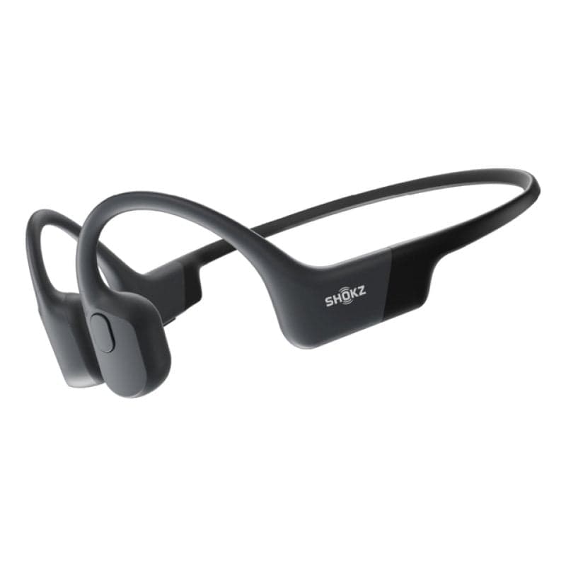 Shokz OpenRun Black Auriculares Inalámbricos Deportivos de Conducción Ósea USB-C IP67 Negros