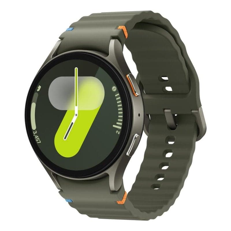 Samsung Galaxy Watch7 Bluetooth GPS NFC 44mm Super AMOLED Verde M/L Resistencia Agua 5ATM+IP68 SpO2 Pulsómetro