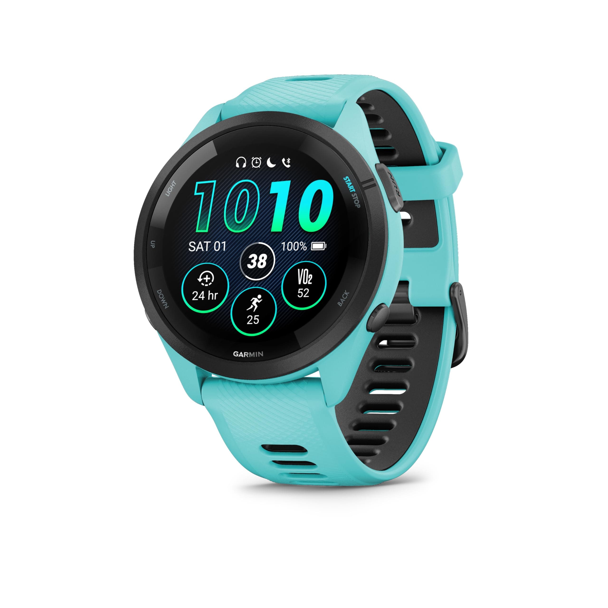 Garmin Forerunner 265, Reloj Inteligente con GPS, Turquesa