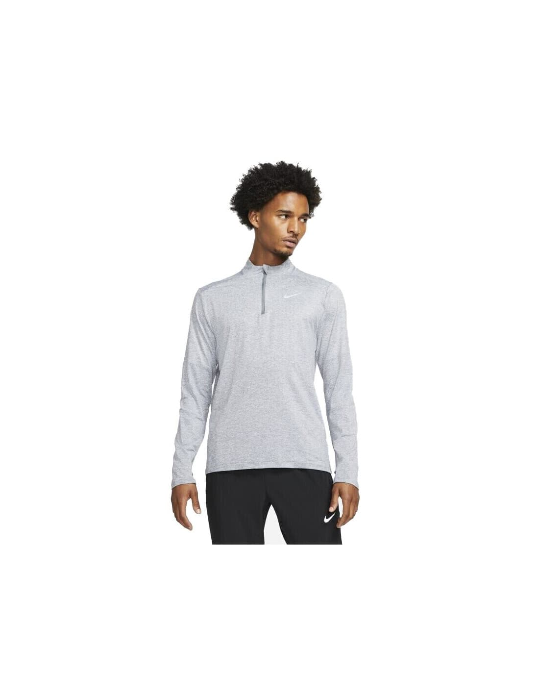 Sudadera de running Nike Dri-FIT Element Hombre Grey