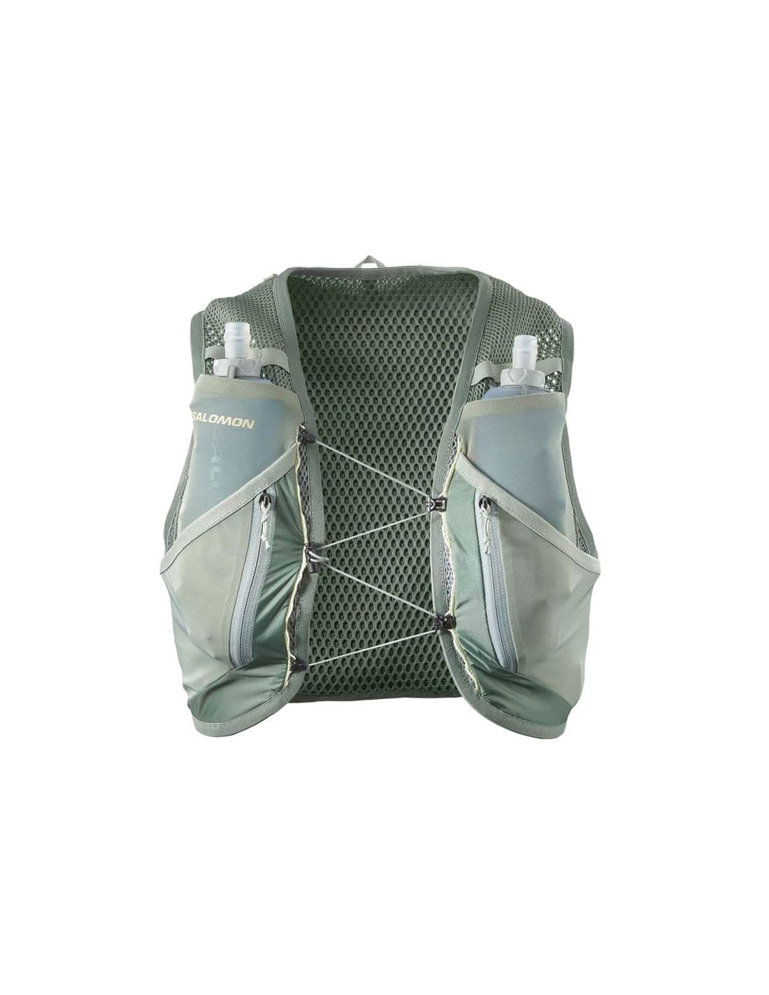 Chaleco de Running Salomon Active Skin 12 Set Laurel Wreath/Lily Pa