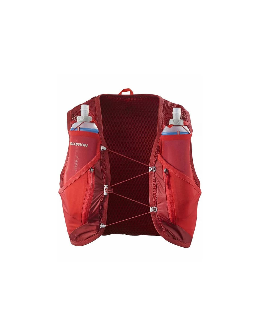 Chaleco de Running Salomon Active Skin 12 Set Red Dahlia/High Risk