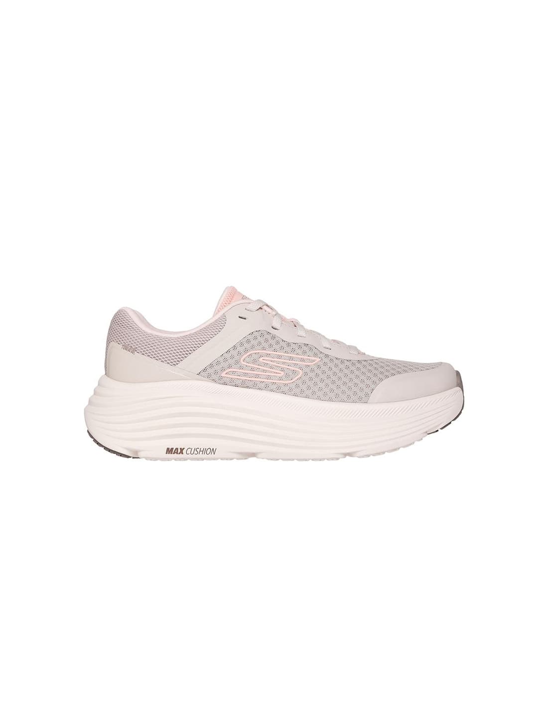 Zapatillas Skechers Max Cushioning Endea Mujer Natural /Trim