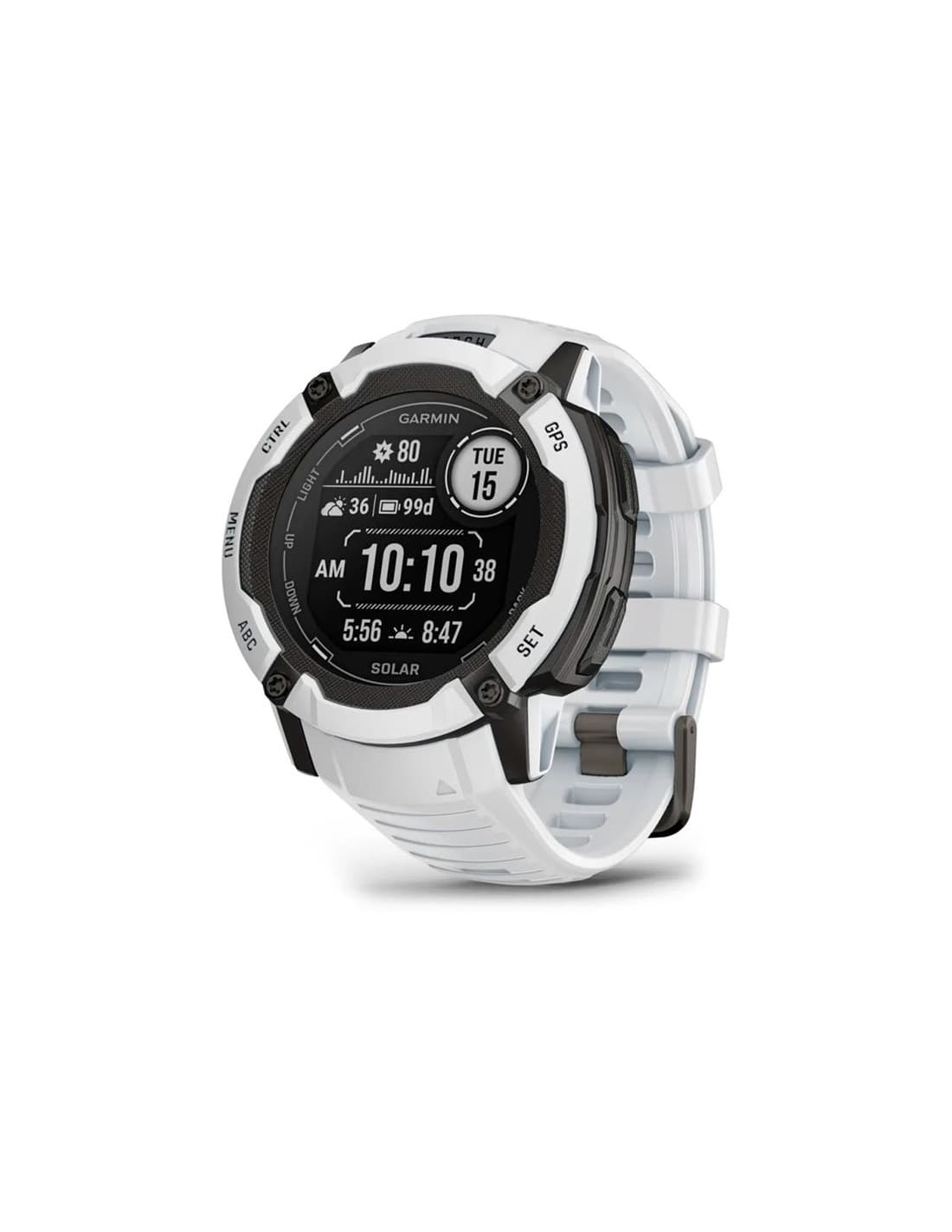 Reloj Garmin Instinct 2X Solar Blanco