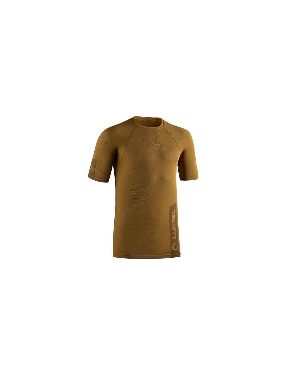 Camiseta de Running Lurbel Halo Short Sleeves Hombre Amarillo Ambar/Negro