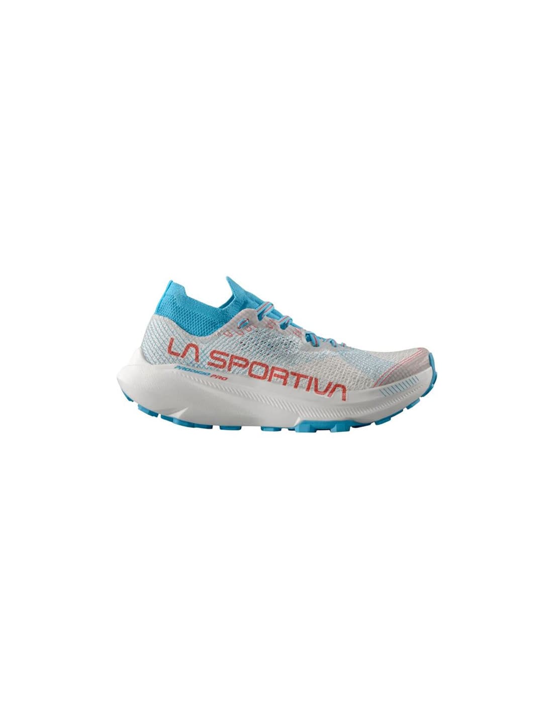 Zapatillas de Trail La Sportiva Prodigio Pro Mujer Blanco/Malibu Azul