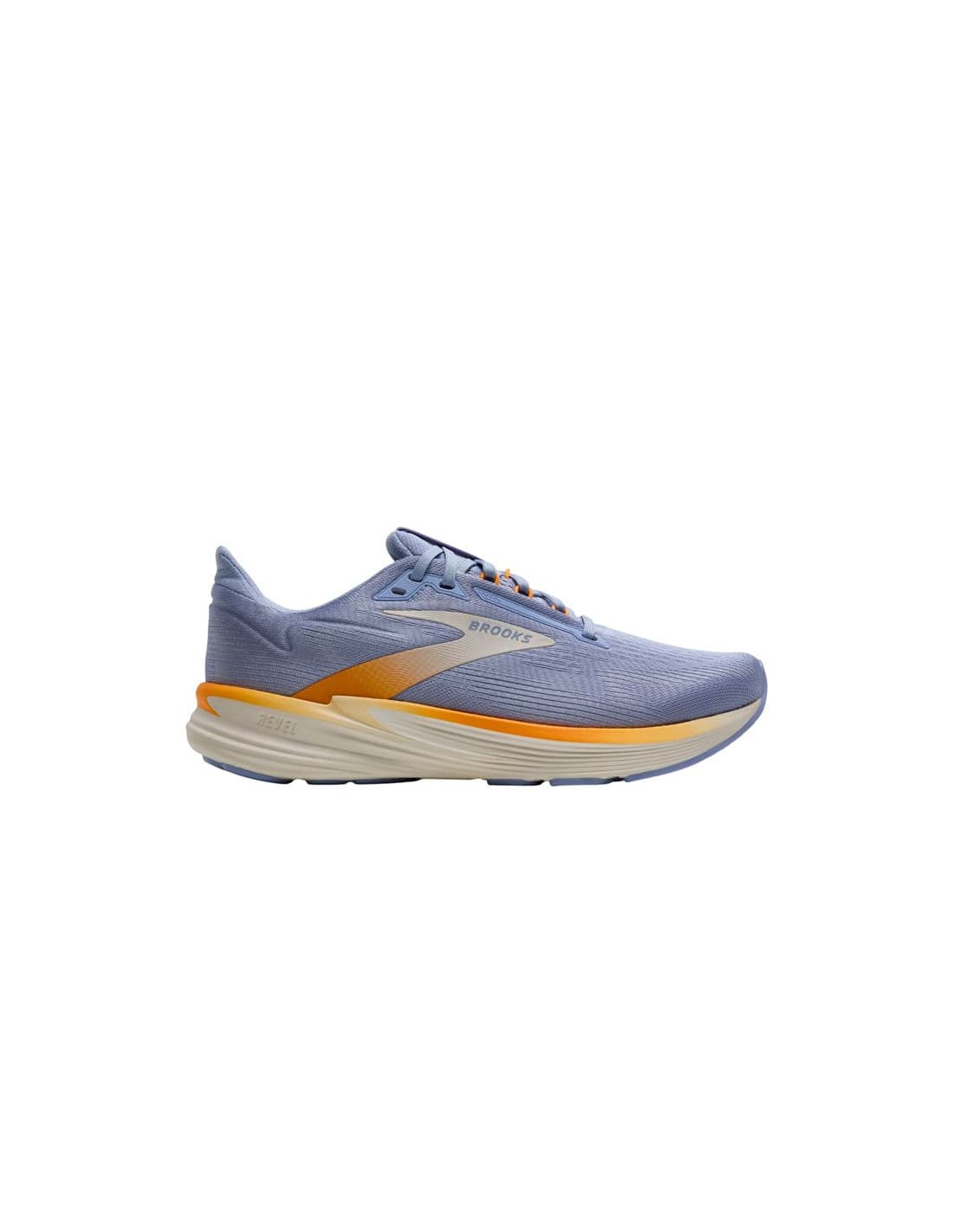 Zapatillas de Running Brooks Revel 8 Mujer Blue Heron/Orange/Coconut