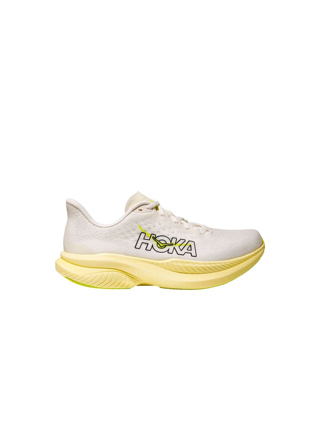 Zapatillas de Running Hoka Mach 6 Mujer Blanco/Neon Hoka