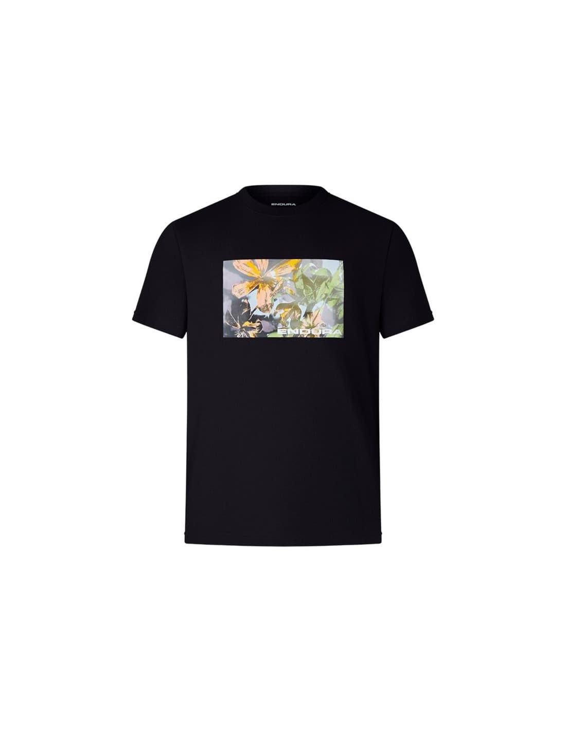 Camiseta de Ciclismo Endura Ltd Graphic Tee - Stacklogo Negro