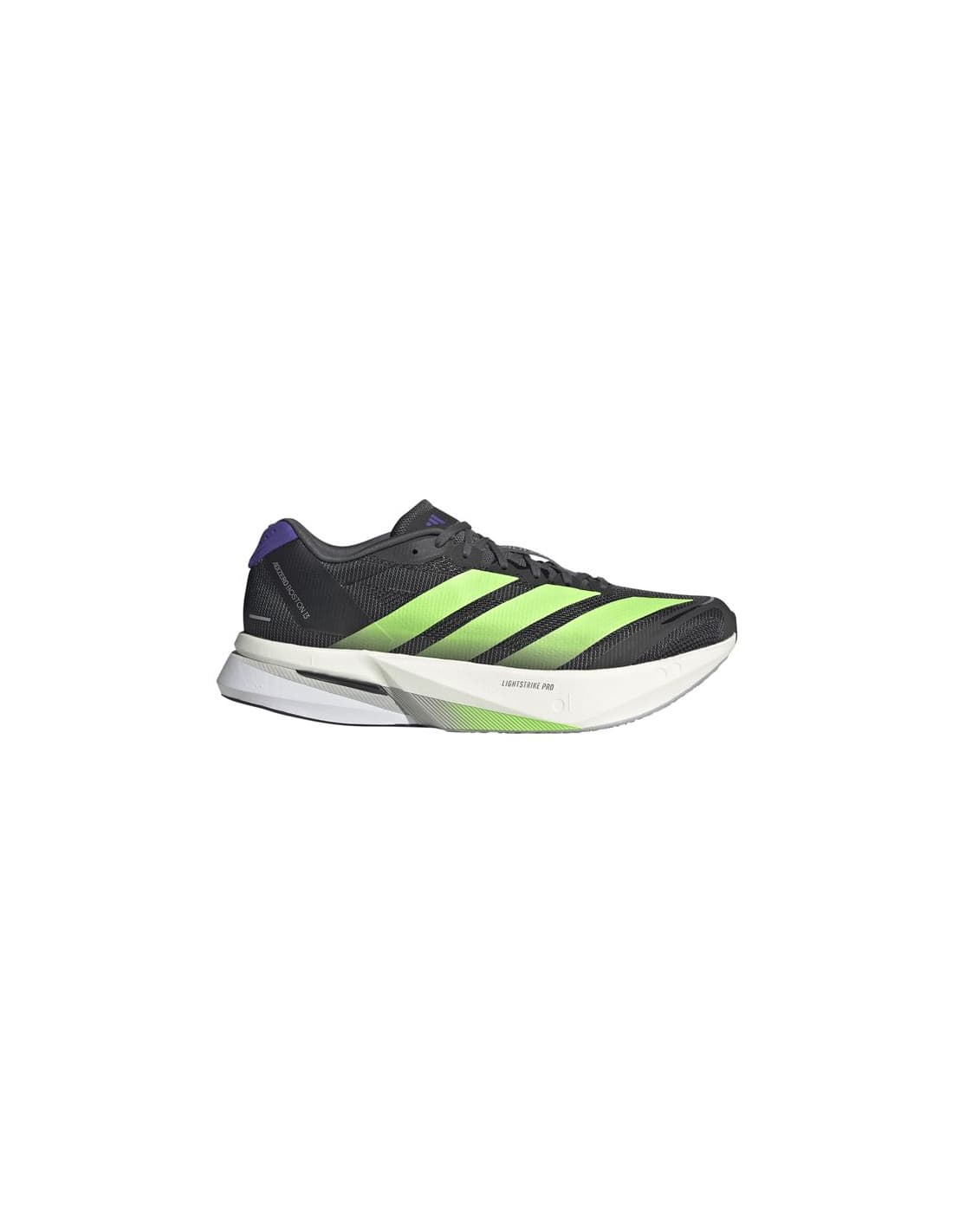 Zapatillas de Running adidas Adizero Boston 13 Hombre Negro/Estlim/Tinene