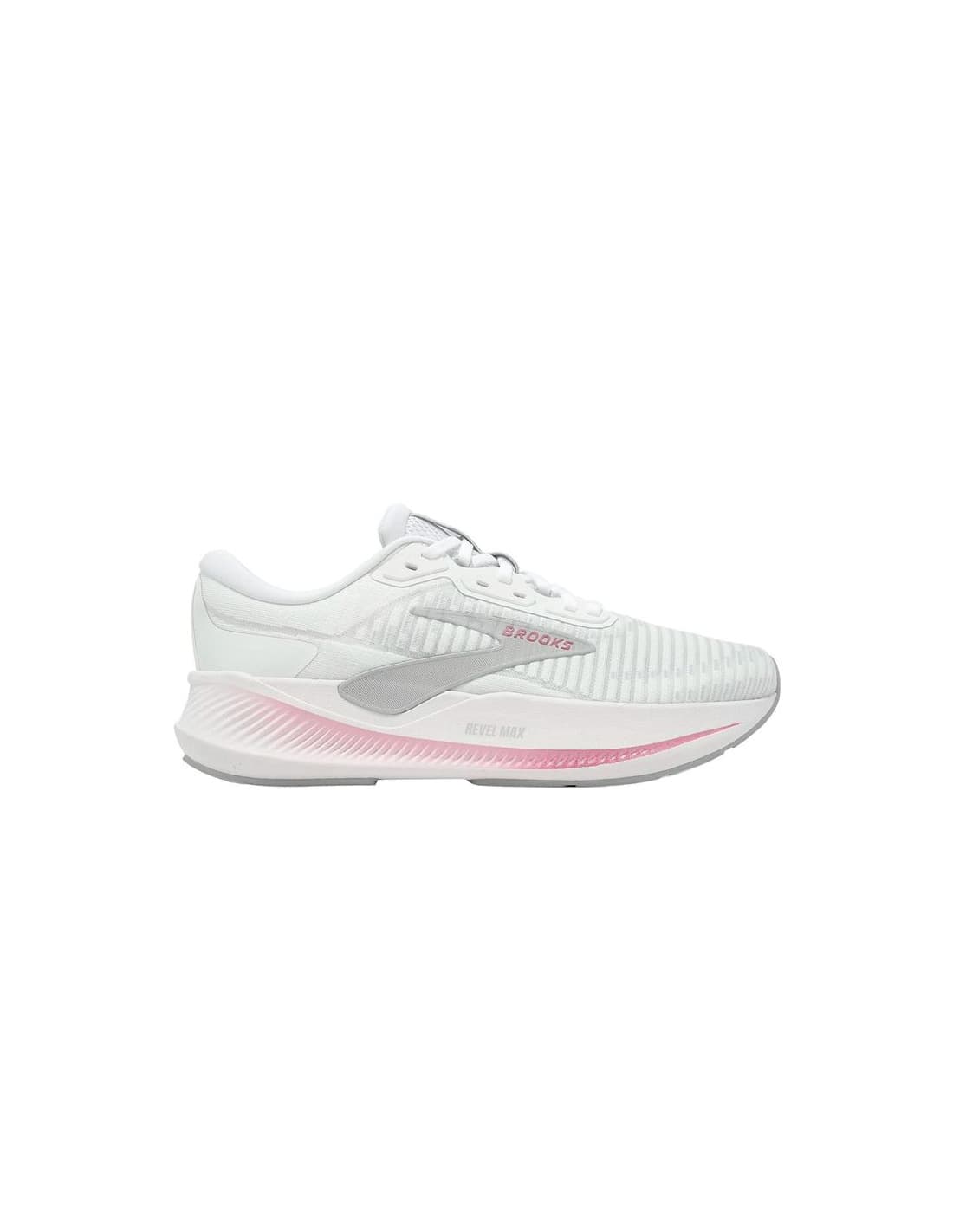 Zapatillas de Running Brooks Revel Max Mujer White/Harbor Mist/Metallic