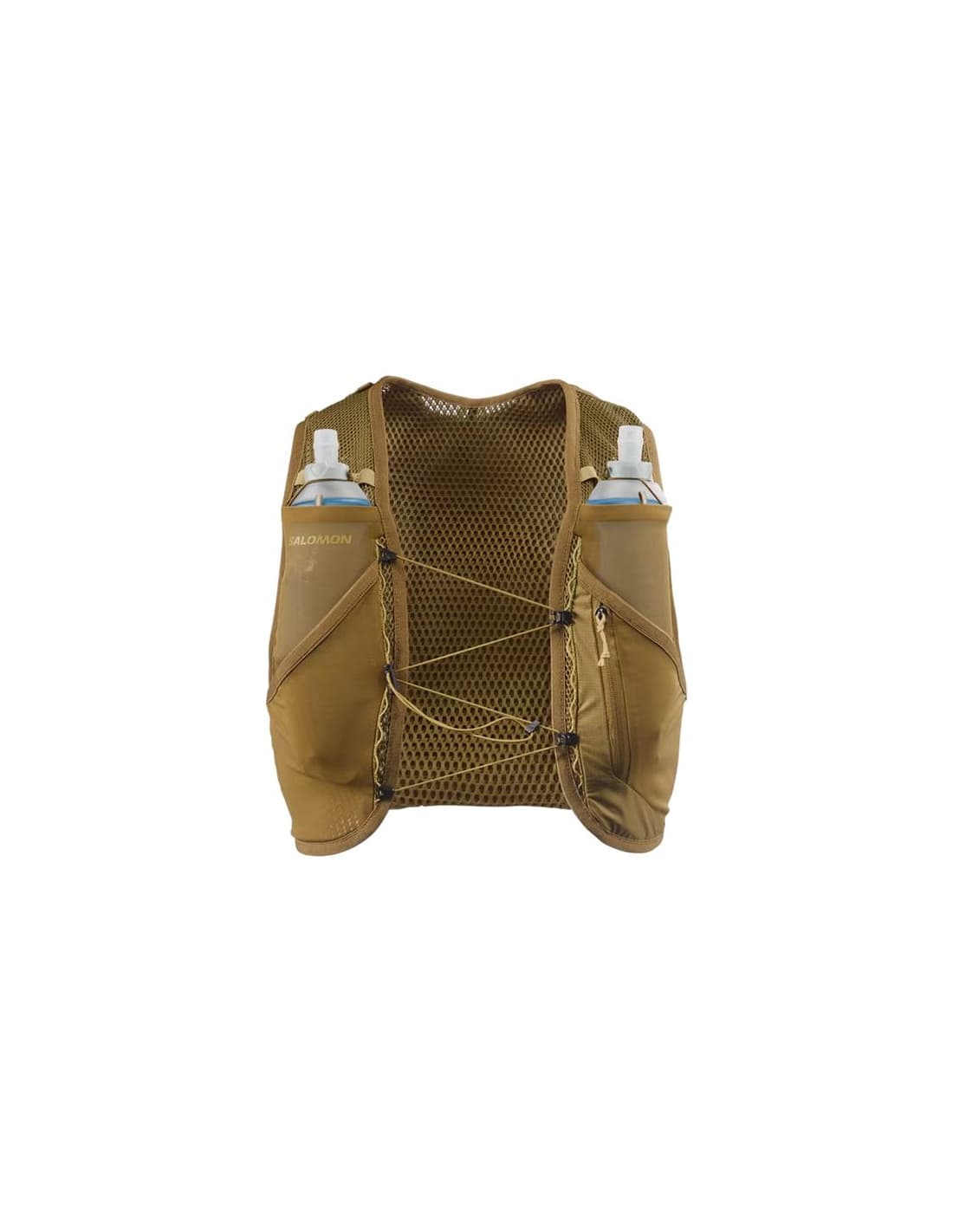 Chaleco de Running Salomon Active Skin 4 Set Brilliant Oliva