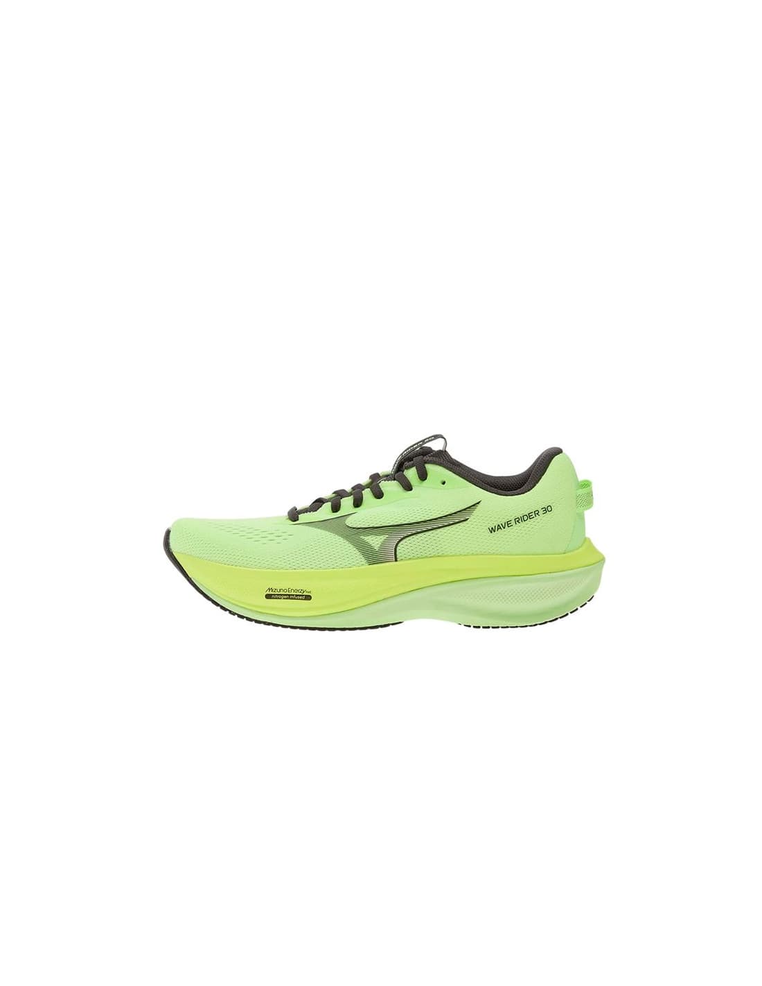 Zapatillas de Running Mizuno Wave Rider 30 Hombre Lima/Negro