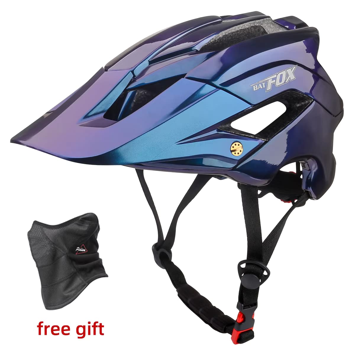 Casco de Ciclismo BATFOX para Hombre, Casco de Bicicleta de Montaña MTB para Adultos, Casco de Ciclismo Seguro Ultraligero para Carretera y Montaña, Capacete Ciclismo — otros deportes para hombre